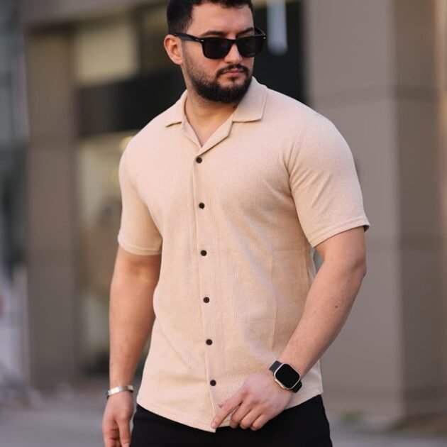 Chemise Homme Élégante – Confection Turque en Coton Premium 🥰